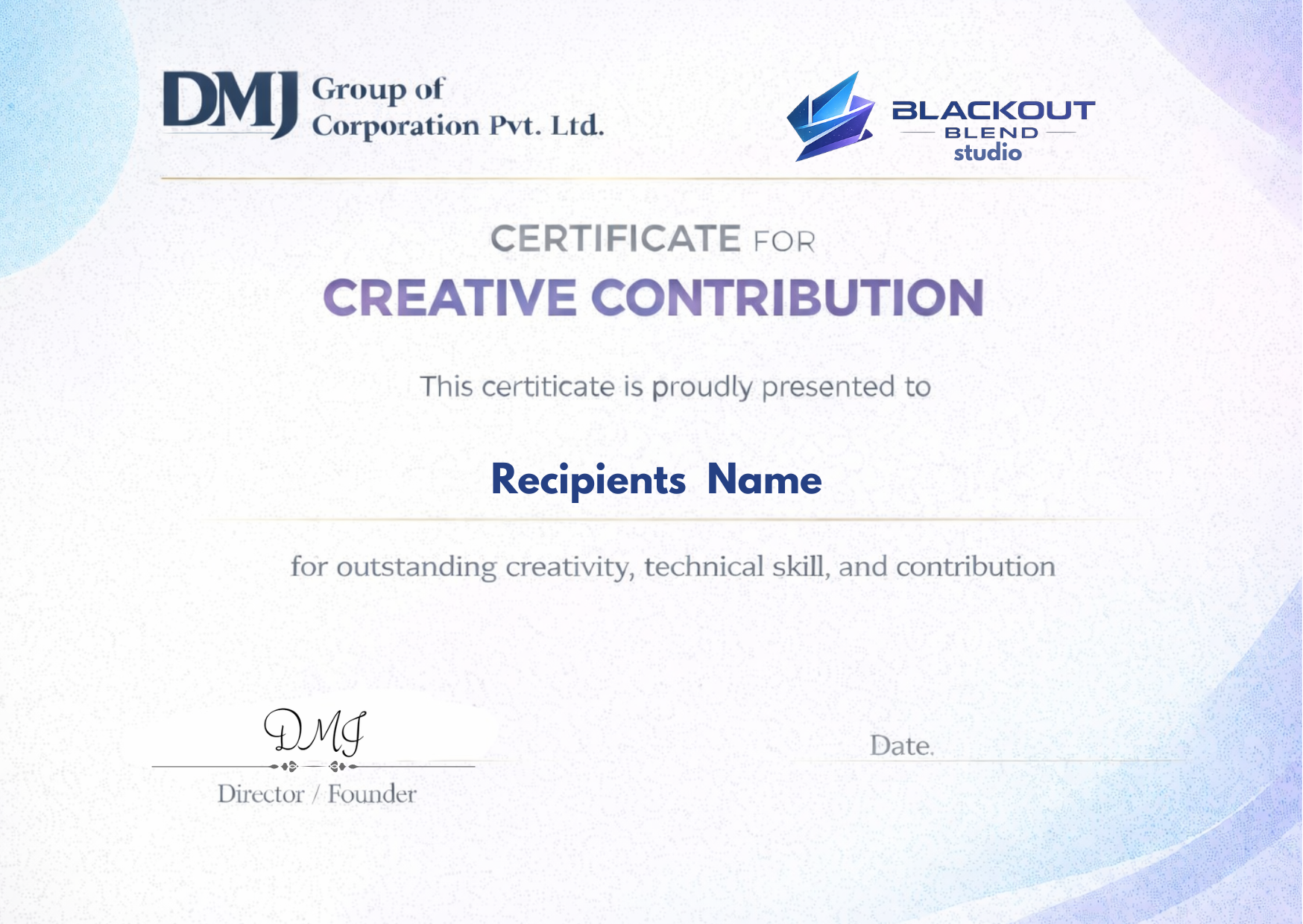 Certificate of Excellence